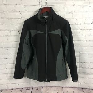 Free Country Black and Gray Soft Shell Jacket